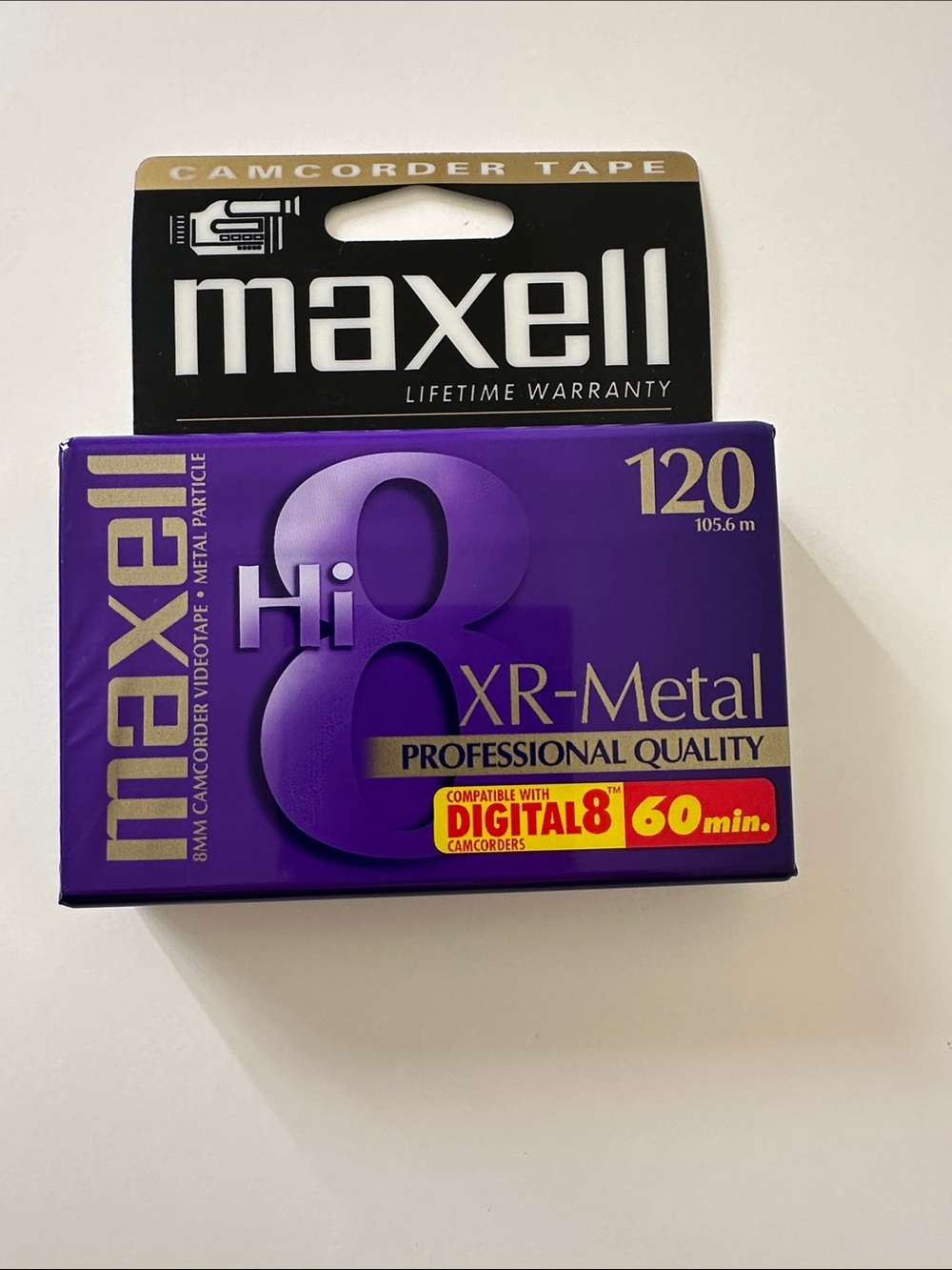 Maxell Hi8 XR-Metal 120 Camcorder Videotape